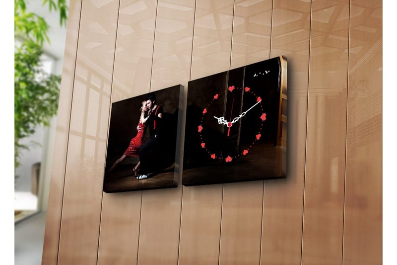 Koristeellinen Canvas Seinäkello (2 kpl), undefined