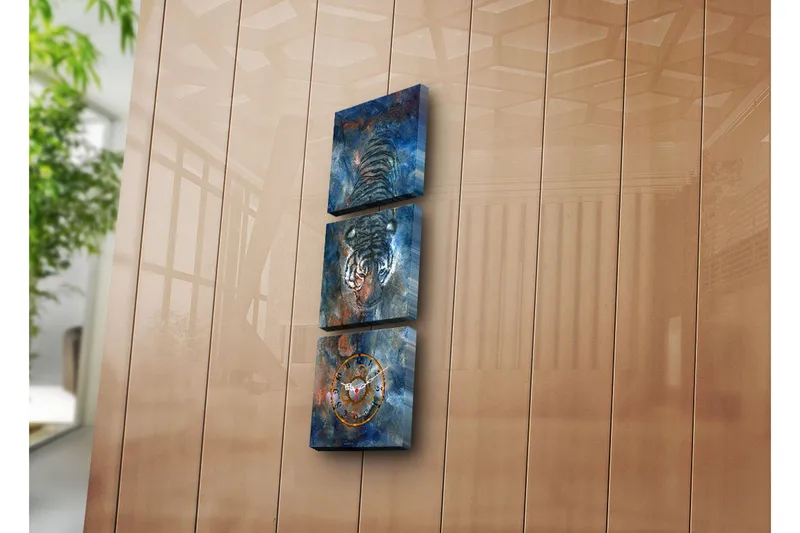 Koristeellinen Canvas Seinäkello (3 kpl), undefined