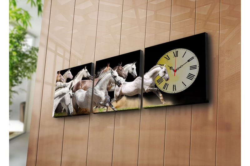 Koristeellinen Canvas Seinäkello (3 kpl), undefined