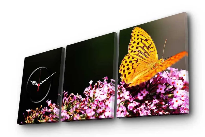 Koristeellinen Canvas Seinäkello (3 kpl), undefined