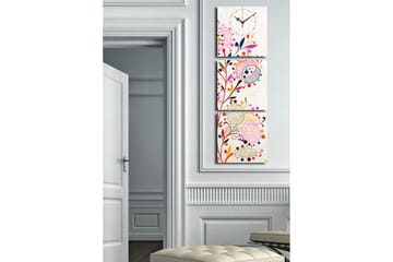 Koristeellinen Canvas Seinäkello (3 kpl) - Sisustustuotteet - Seinäkoristeet - Kellot