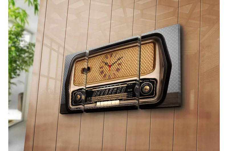 Koristeellinen Canvas Seinäkello (3 kpl), undefined