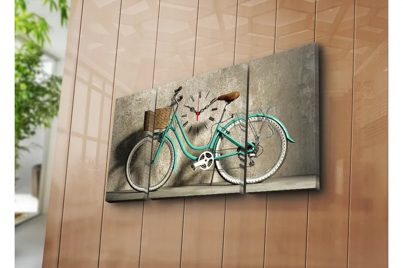 Koristeellinen Canvas Seinäkello (3 kpl), undefined