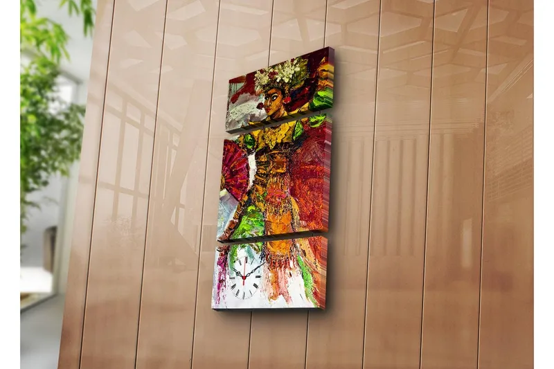 Koristeellinen Canvas Seinäkello (3 kpl), undefined