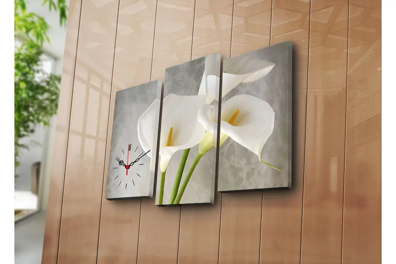 Koristeellinen Canvas Seinäkello (3 kpl), undefined