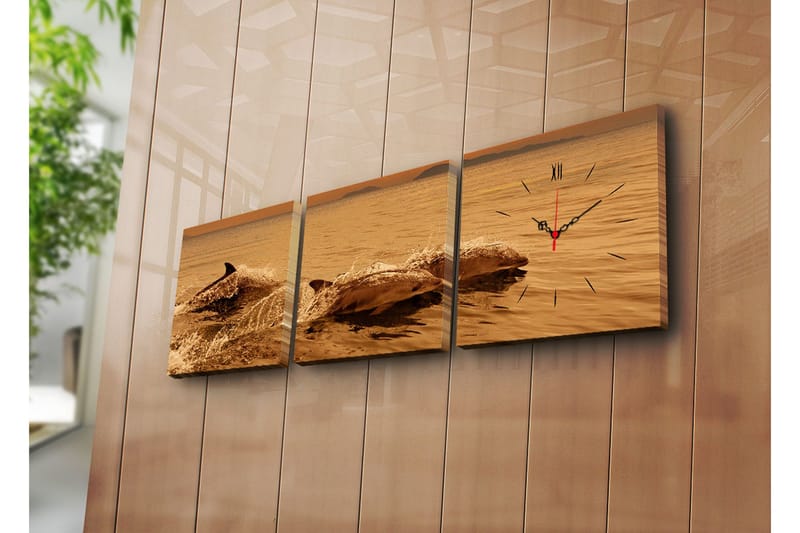 Koristeellinen Canvas Seinäkello (3 kpl), undefined