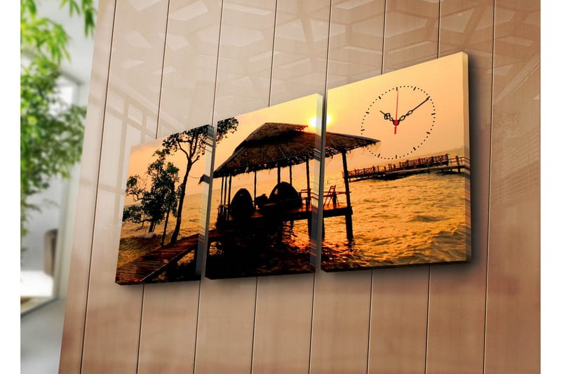 Koristeellinen Canvas Seinäkello (3 kpl), undefined