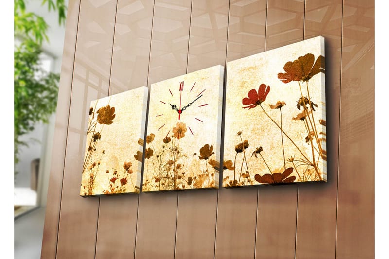 Koristeellinen Canvas Seinäkello (3 kpl), undefined