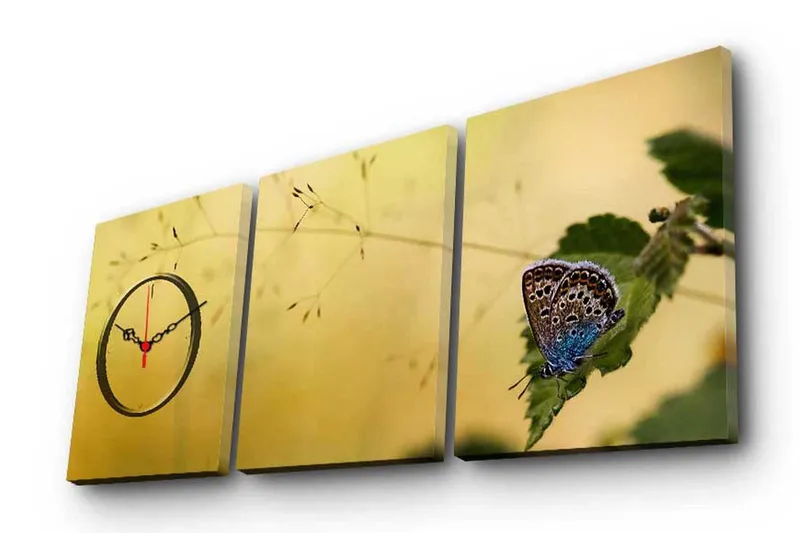Koristeellinen Canvas Seinäkello (3 kpl), undefined