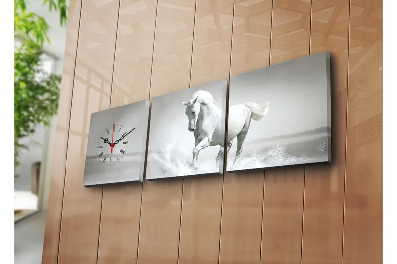 Koristeellinen Canvas Seinäkello (3 kpl), undefined