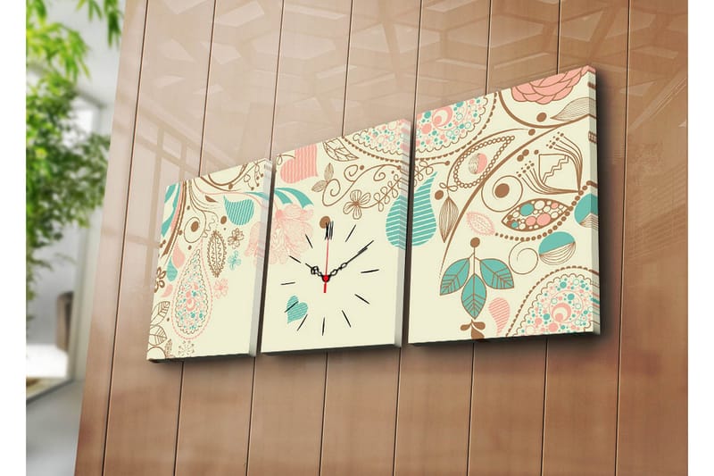 Koristeellinen Canvas Seinäkello (3 kpl), undefined