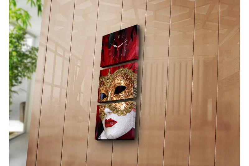 Koristeellinen Canvas Seinäkello (3 kpl), undefined