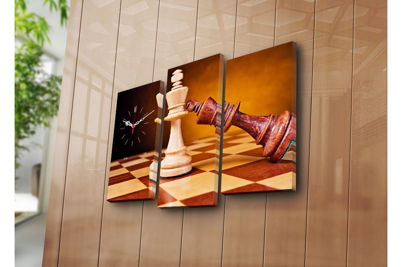 Koristeellinen Canvas Seinäkello (3 kpl), undefined