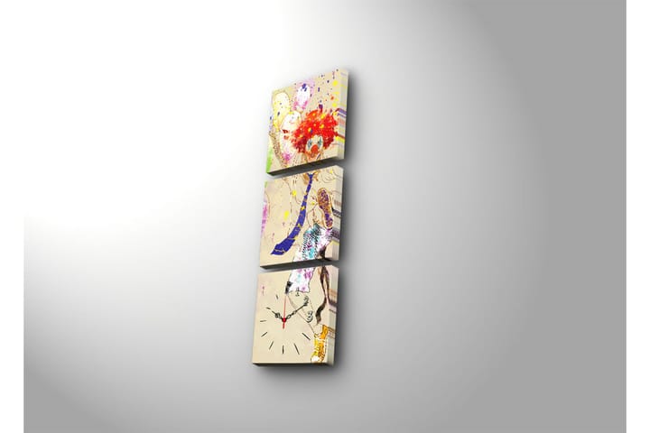 Koristeellinen Canvas Seinäkello (3 kpl) - Kellot