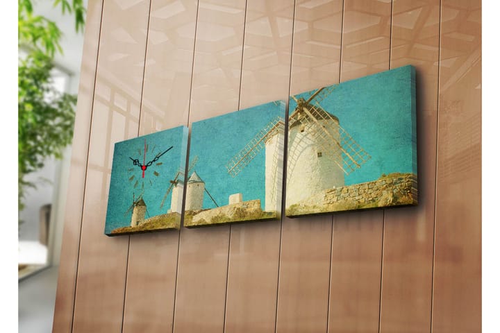 Koristeellinen Canvas Seinäkello (3 kpl) - Kellot
