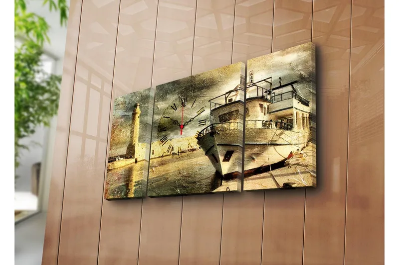 Koristeellinen Canvas Seinäkello (3 kpl), undefined