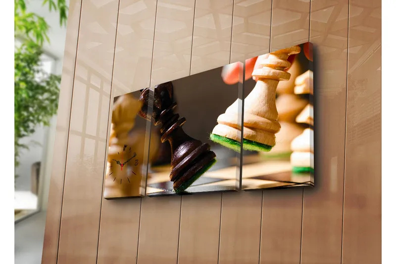 Koristeellinen Canvas Seinäkello (3 kpl), undefined