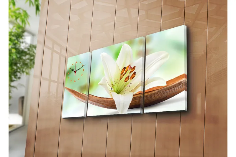 Koristeellinen Canvas Seinäkello (3 kpl), undefined