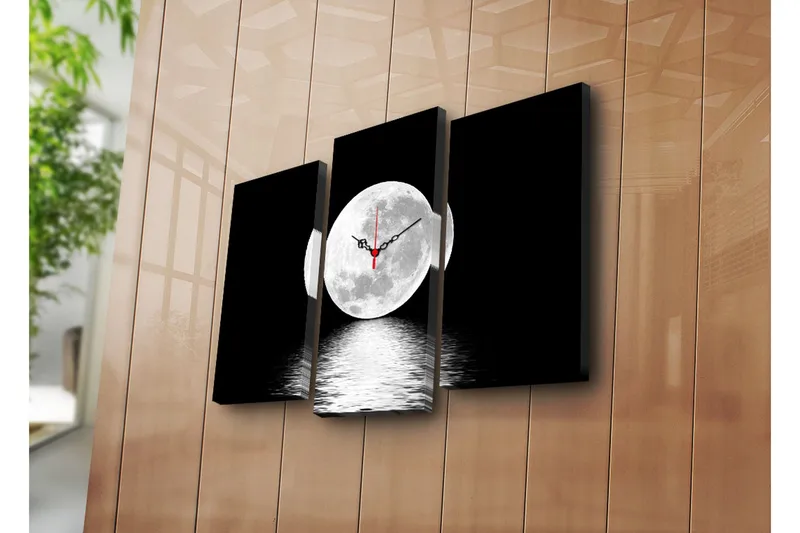 Koristeellinen Canvas Seinäkello (3 kpl), undefined