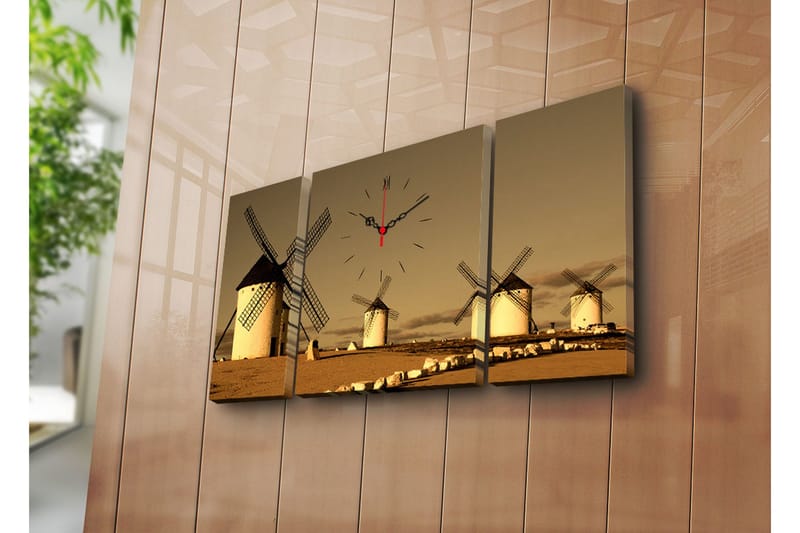 Koristeellinen Canvas Seinäkello (3 kpl), undefined