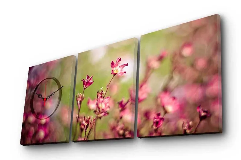 Koristeellinen Canvas Seinäkello (3 kpl), undefined