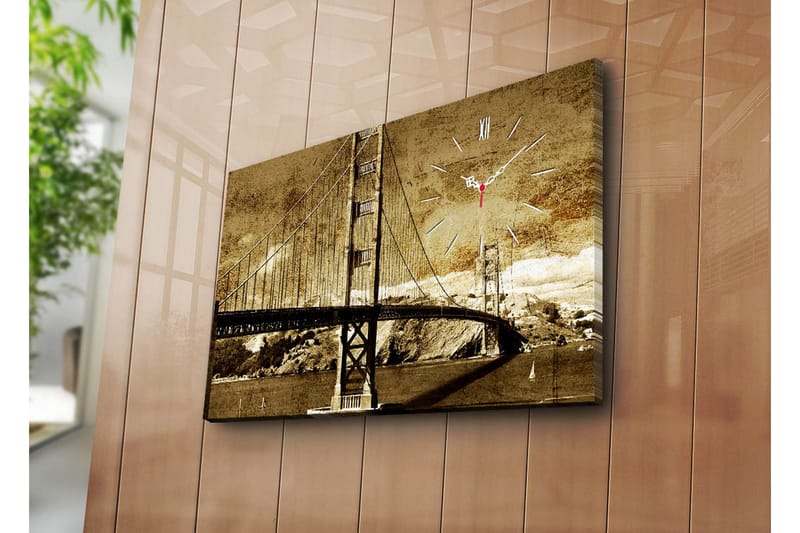 Koristeellinen Canvas Seinäkello - Sisustustuotteet - Seinäkoristeet - Kellot