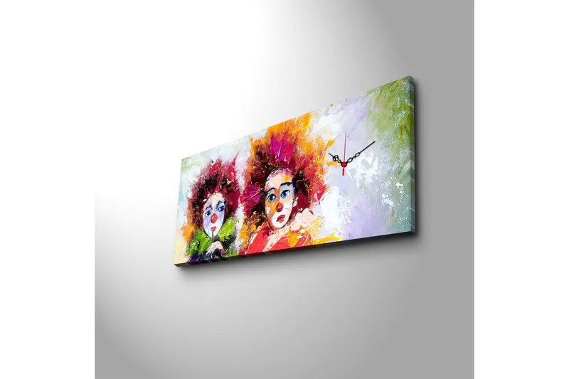 Koristeellinen Canvas Seinäkello - Sisustustuotteet - Seinäkoristeet - Kellot