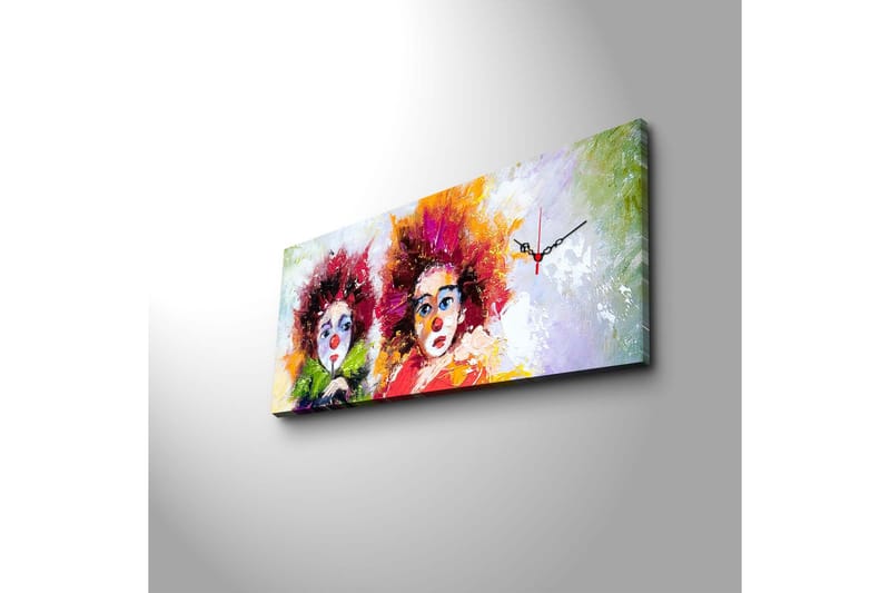 Koristeellinen Canvas Seinäkello - Sisustustuotteet - Seinäkoristeet - Kellot