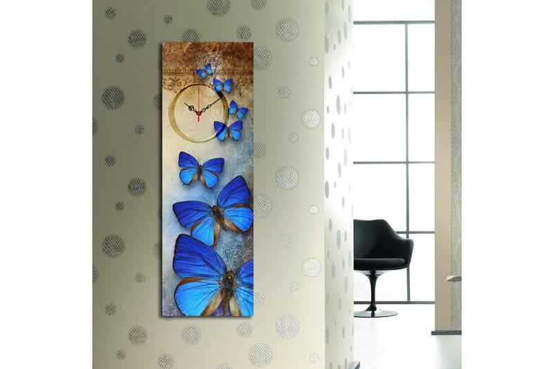 Koristeellinen Canvas Seinäkello - Sisustustuotteet - Seinäkoristeet - Kellot