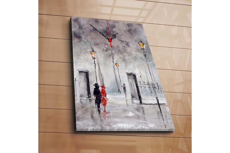 Koristeellinen Canvas Seinäkello - Sisustustuotteet - Seinäkoristeet - Kellot