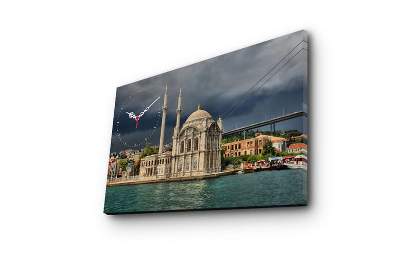 Koristeellinen Canvas Seinäkello - Sisustustuotteet - Seinäkoristeet - Kellot