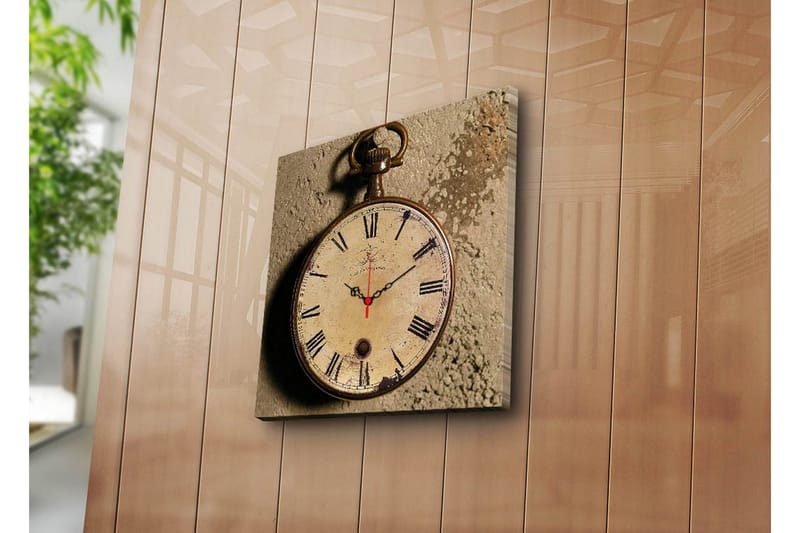 Koristeellinen Canvas Seinäkello - Sisustustuotteet - Seinäkoristeet - Kellot