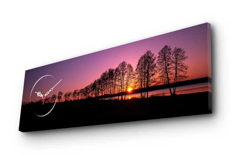 Koristeellinen Canvas Seinäkello - Sisustustuotteet - Seinäkoristeet - Kellot