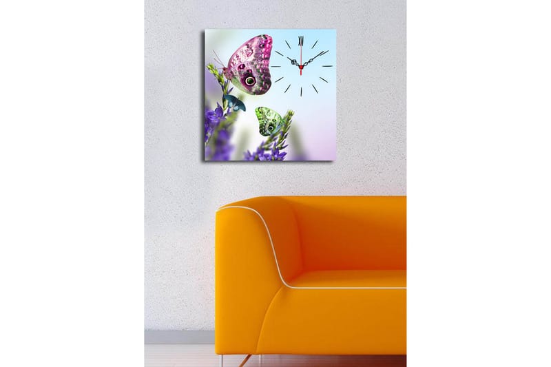 Koristeellinen Canvas Seinäkello - Sisustustuotteet - Seinäkoristeet - Kellot