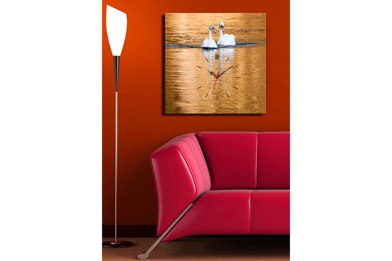 Koristeellinen Canvas Seinäkello - Sisustustuotteet - Seinäkoristeet - Kellot