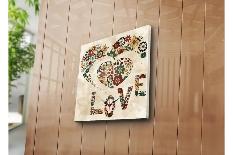 Koristeellinen Canvas Seinäkello, undefined