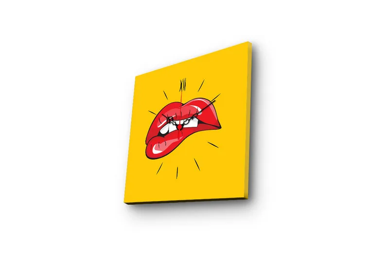 Koristeellinen Canvas Seinäkello - Sisustustuotteet - Seinäkoristeet - Kellot