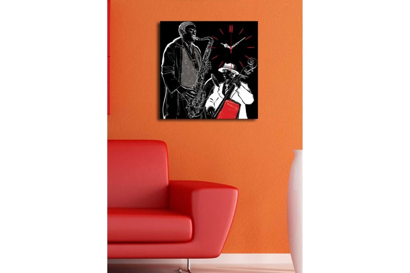 Koristeellinen Canvas Seinäkello - Sisustustuotteet - Seinäkoristeet - Kellot