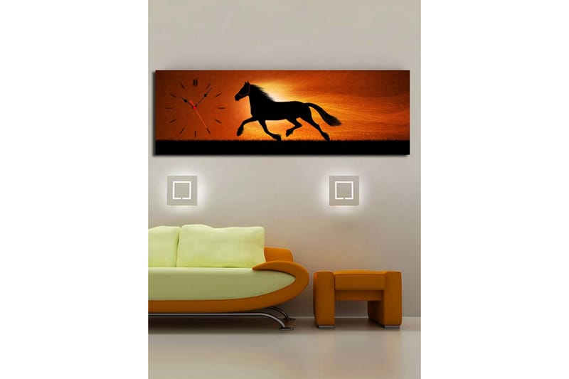 Koristeellinen Canvas Seinäkello - Sisustustuotteet - Seinäkoristeet - Kellot