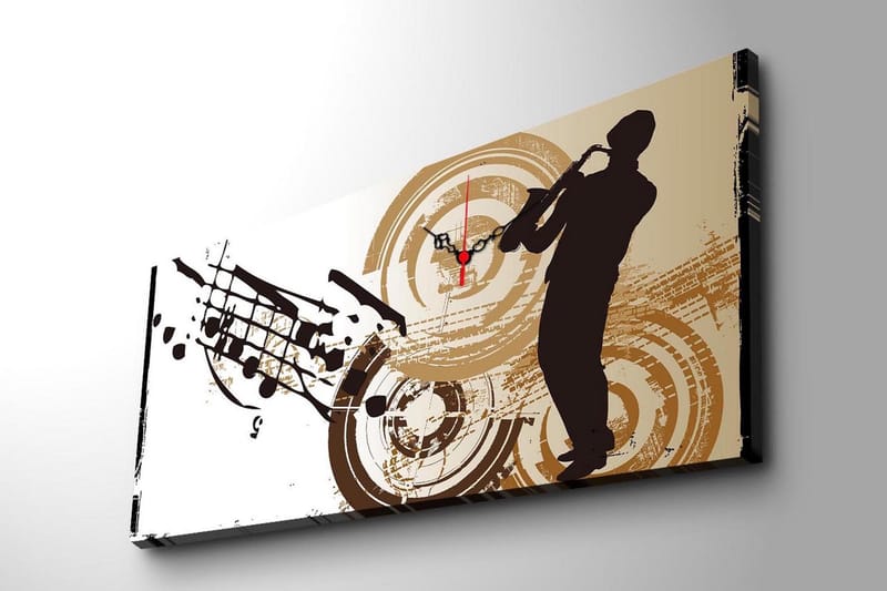 Koristeellinen Canvas Seinäkello - Sisustustuotteet - Seinäkoristeet - Kellot