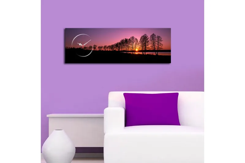 Koristeellinen Canvas Seinäkello - Sisustustuotteet - Seinäkoristeet - Kellot