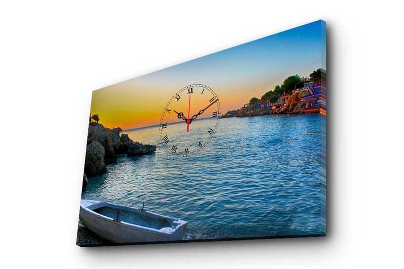 Koristeellinen Canvas Seinäkello - Sisustustuotteet - Seinäkoristeet - Kellot