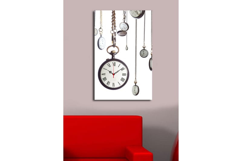 Koristeellinen Canvas Seinäkello - Sisustustuotteet - Seinäkoristeet - Kellot
