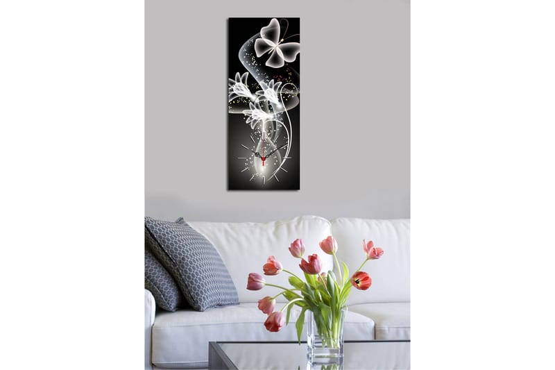 Koristeellinen Canvas Seinäkello - Sisustustuotteet - Seinäkoristeet - Kellot