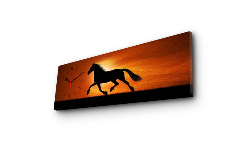 Koristeellinen Canvas Seinäkello - Sisustustuotteet - Seinäkoristeet - Kellot