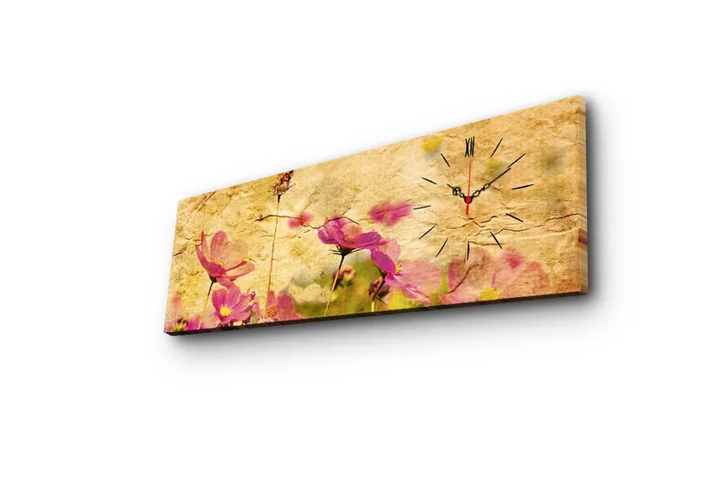 Koristeellinen Canvas Seinäkello - Sisustustuotteet - Seinäkoristeet - Kellot