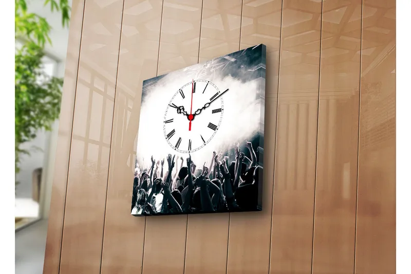 Koristeellinen Canvas Seinäkello - Sisustustuotteet - Seinäkoristeet - Kellot