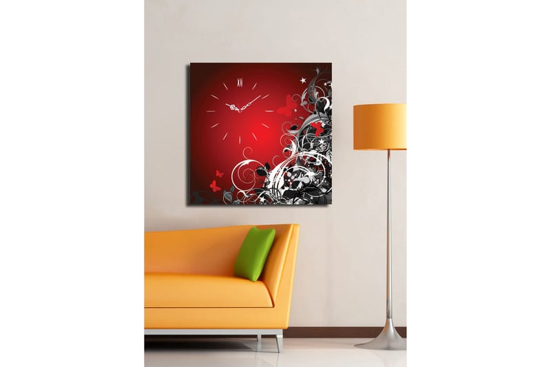 Koristeellinen Canvas Seinäkello - Sisustustuotteet - Seinäkoristeet - Kellot