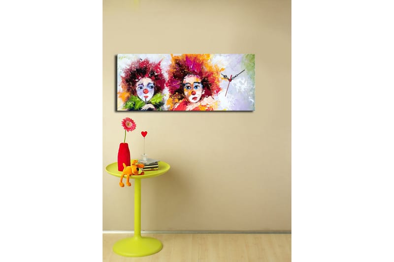 Koristeellinen Canvas Seinäkello - Sisustustuotteet - Seinäkoristeet - Kellot