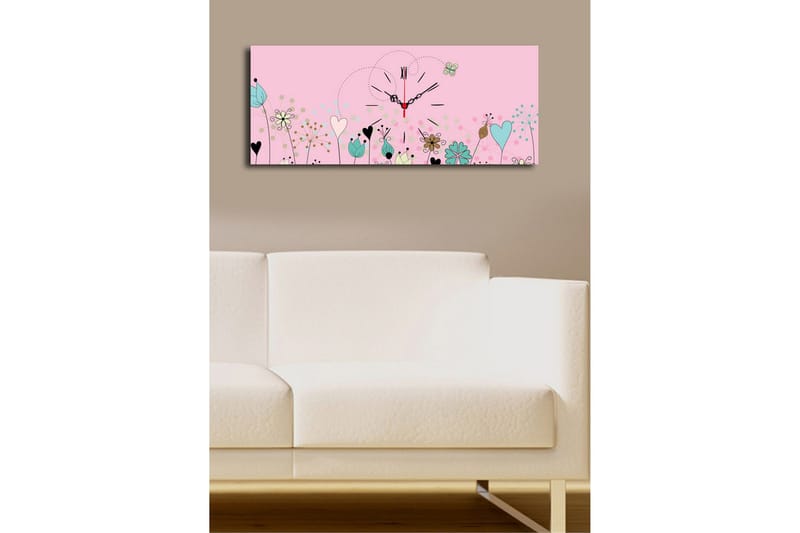 Koristeellinen Canvas Seinäkello - Sisustustuotteet - Seinäkoristeet - Kellot